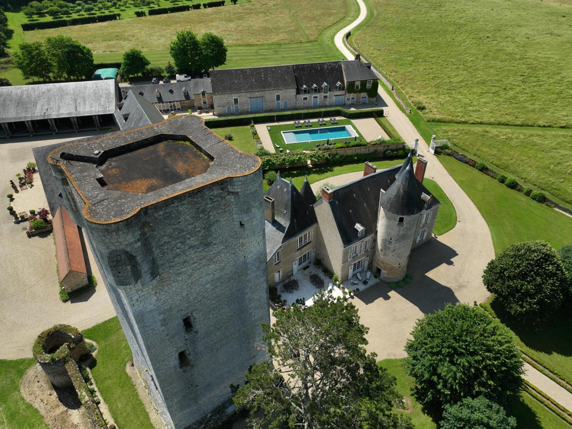 Chateau De Mazieres Tendu Eksteriør bilde